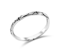 Twig Design Silver Ring NSR-499